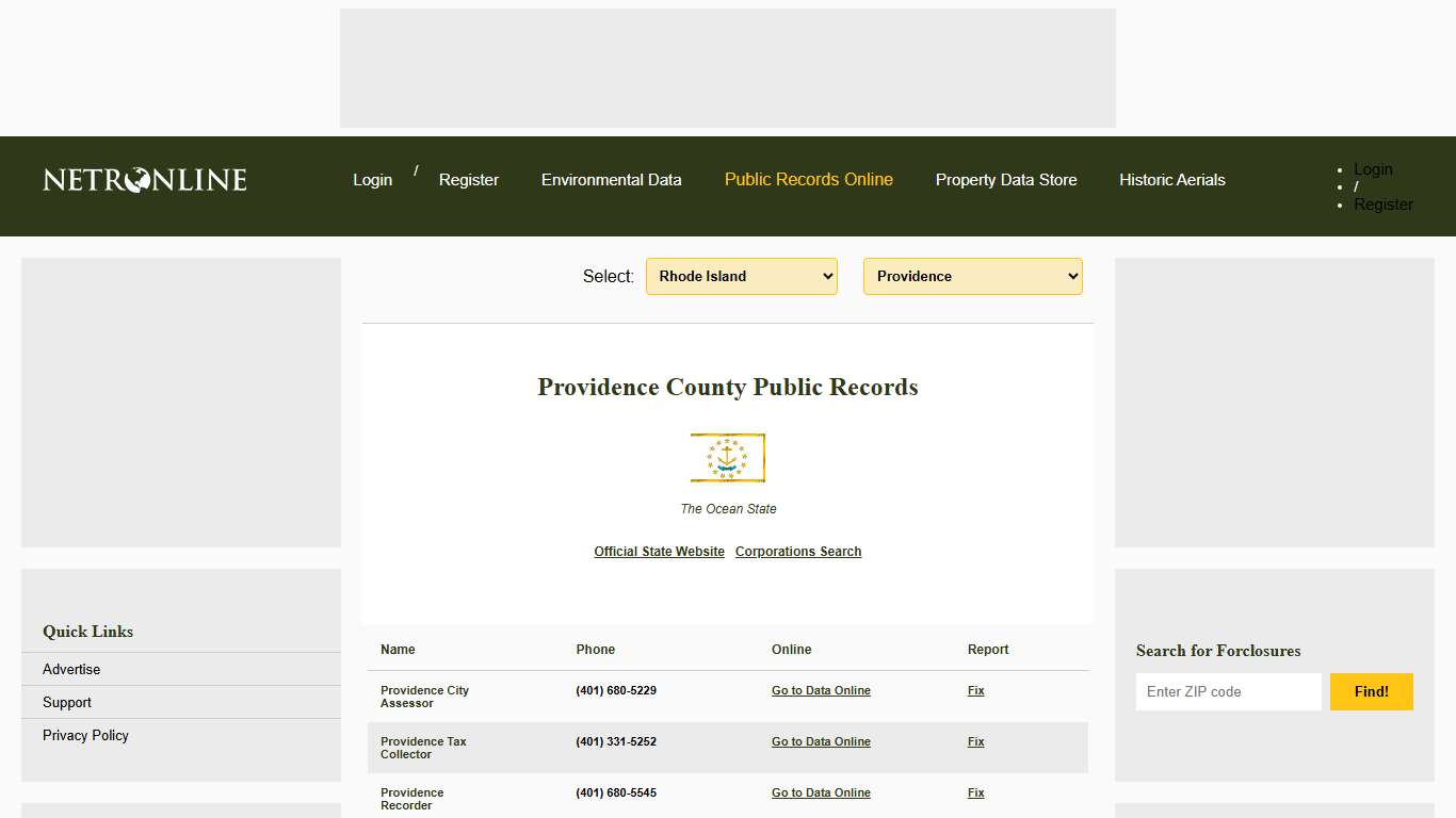 NETR Online • Providence • Providence Public Records, Search Providence Records, Providence Property Tax, Rhode Island Property Search, Rhode Island Assessor
