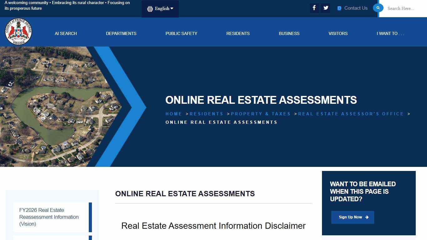 Online Real Estate Assessments